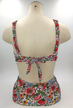 Bikini mit floralem Muster Gr. 2XL - Bild 2