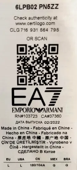 EA7 Emporio Armani Herren Winterjacke dunkelblau Gr. L - Bild 4