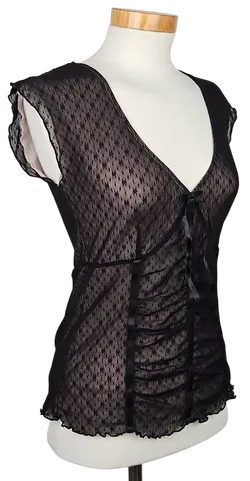 Mexx Damen Top, schwarz - Gr. S  - Bild 3