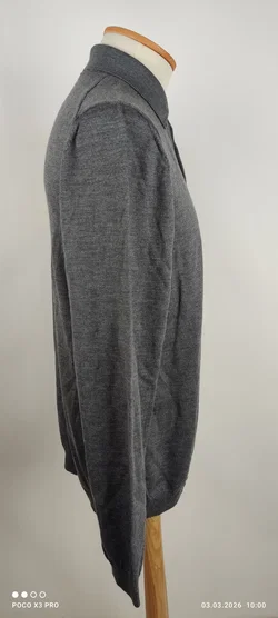 Boss Bono Herren Poloshirt Wolle XL | Premium-Klassiker - Bild 3