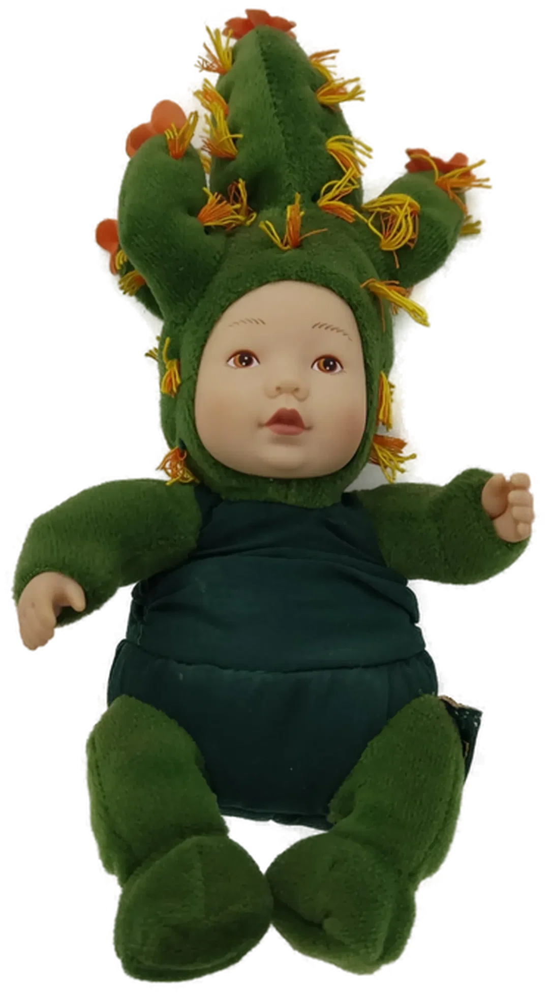 ANNE GEDDES Vintage Blumentopf-Baby, Puppe, Babykaktus – Bild 2
