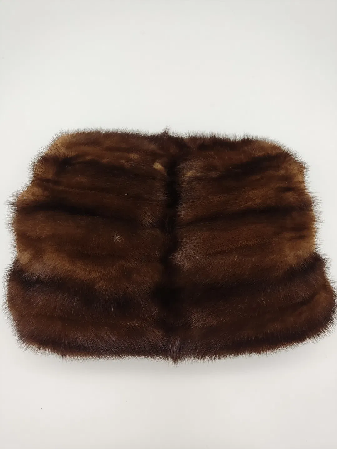 Vintage Damen Pelzmuff / Handwärmer braun - Bild 1