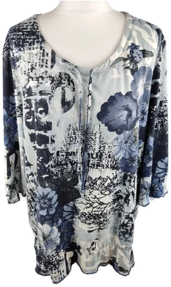 Bexleys Damen Top XL Viskose Geblümt | Sommerleicht