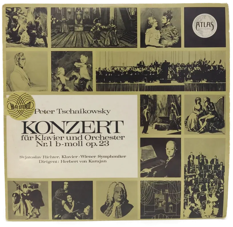 Vinyl LP - Tschaikowsky, Richter, Karajan - Konzert für Klavier und Orchester Nr. 1 b-moll op. 23 - Bild 1