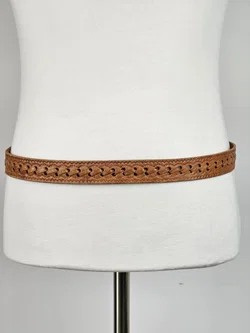 Vintage Ledergürtel -  Länge ca. 120  cm - Bild 2