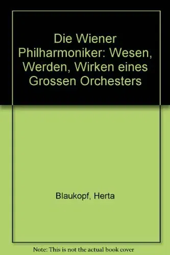 Die Wiener Philharmoniker - Herta Blaukopf,Kurt Blaukopf - Bild 2