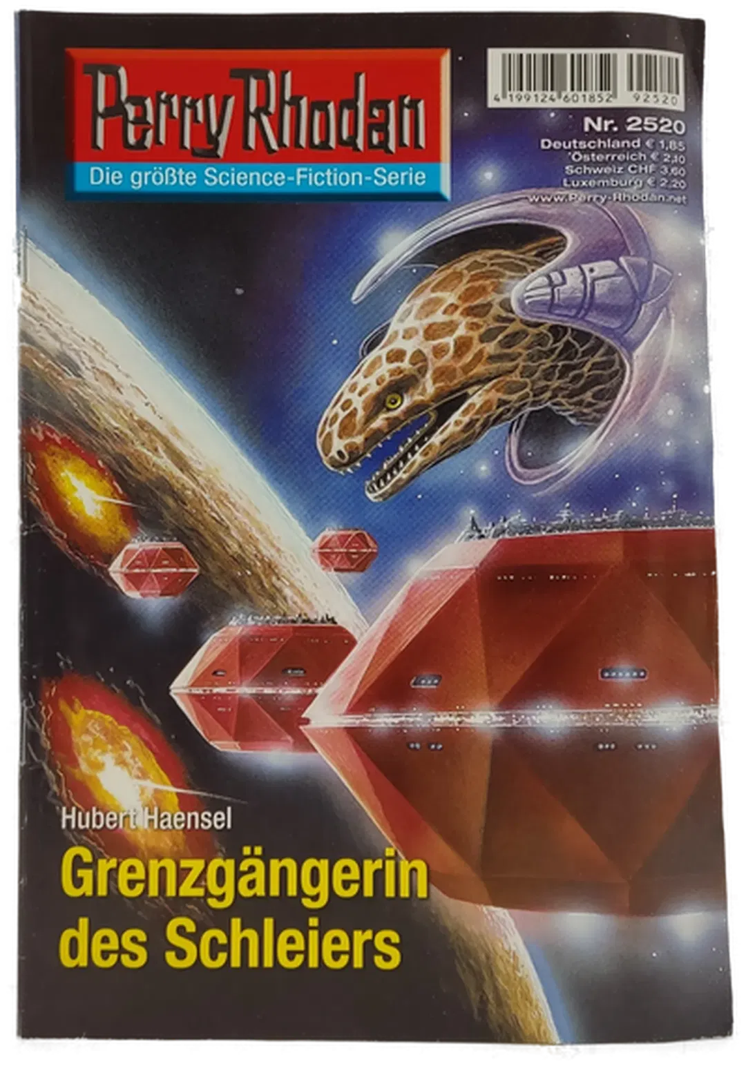 Romanheft Perry Rhodan Grenzgängerin des Schleiers Erstauflage Nr.2520  - Bild 2