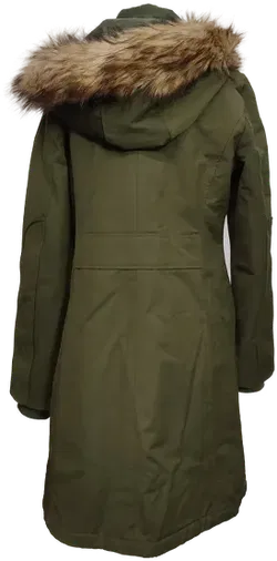 Marc O'Polo Damenparka mit Webpelz in olivgrün, Größe 36 - Bild 2