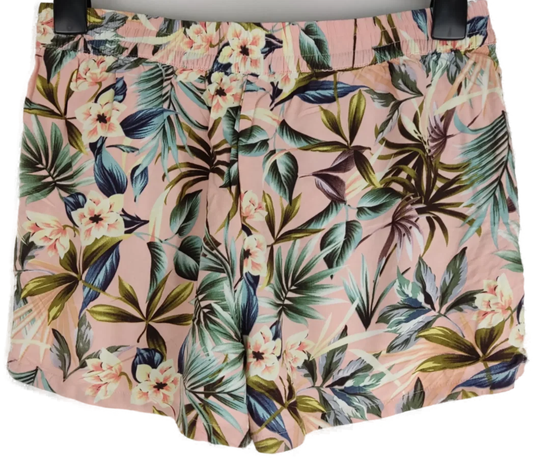 Short "Only", kurz mit Gummizugbund, bunt gemustert mit Taschen, Größe 40 – Bild 2