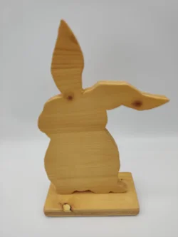 Handgefertigte Osterhasen aus Holz – Vorschau 2