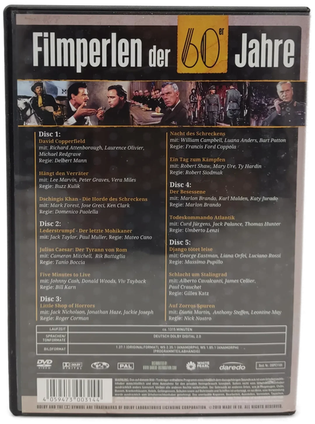 Daredo "Filmperlen der 60er Jahre" 5 DVDs – Bild 2