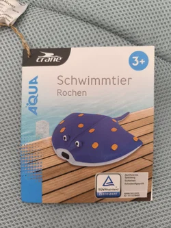 Schwimmtier Rochen, neu, ab 3 Jahren, Wasserspielzeug – Vorschau 4