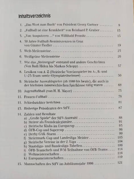 Buch "85 Jahre Steirischer Fußballverband" steirischer Fußballverband, Graz – Bild 2
