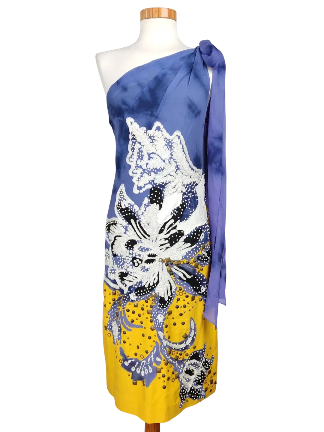 DIANE VON FURSTENBERG Damen Midikleid, multicolor - Gr. M - Bild 4