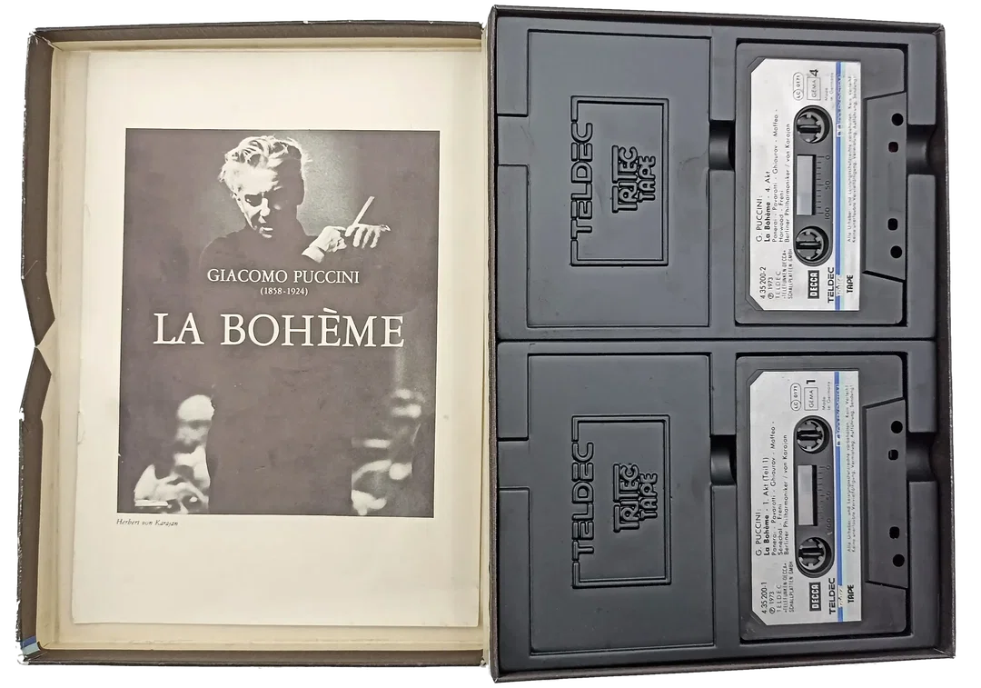 La Bohème auf 2 Musikkassetten  – Bild 4