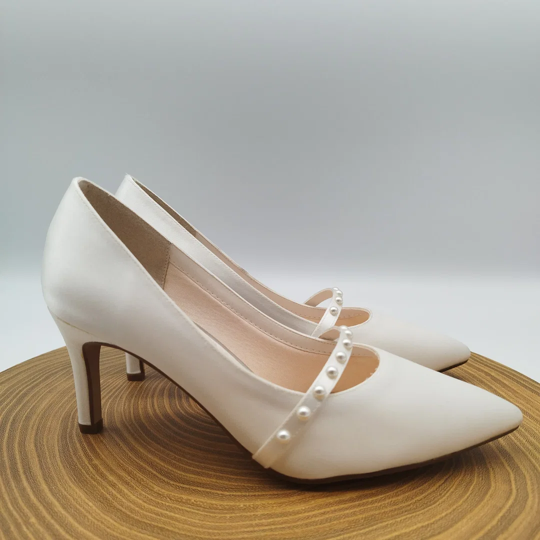 Rainbow Club Kapri Brautschuhe – Ivory Satin – Gr. 37 – neu & ungetragen – Bild 1