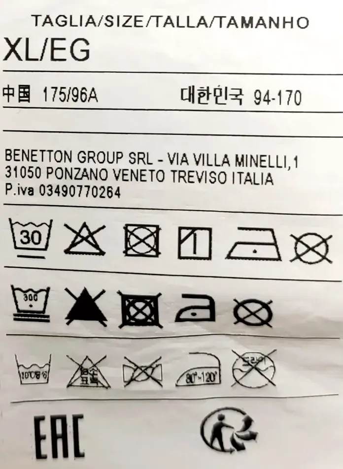 United Colors of Benetton Herren Kurzarmhemd grün mit Löwenzahnmuster Gr. XL – Bild 4