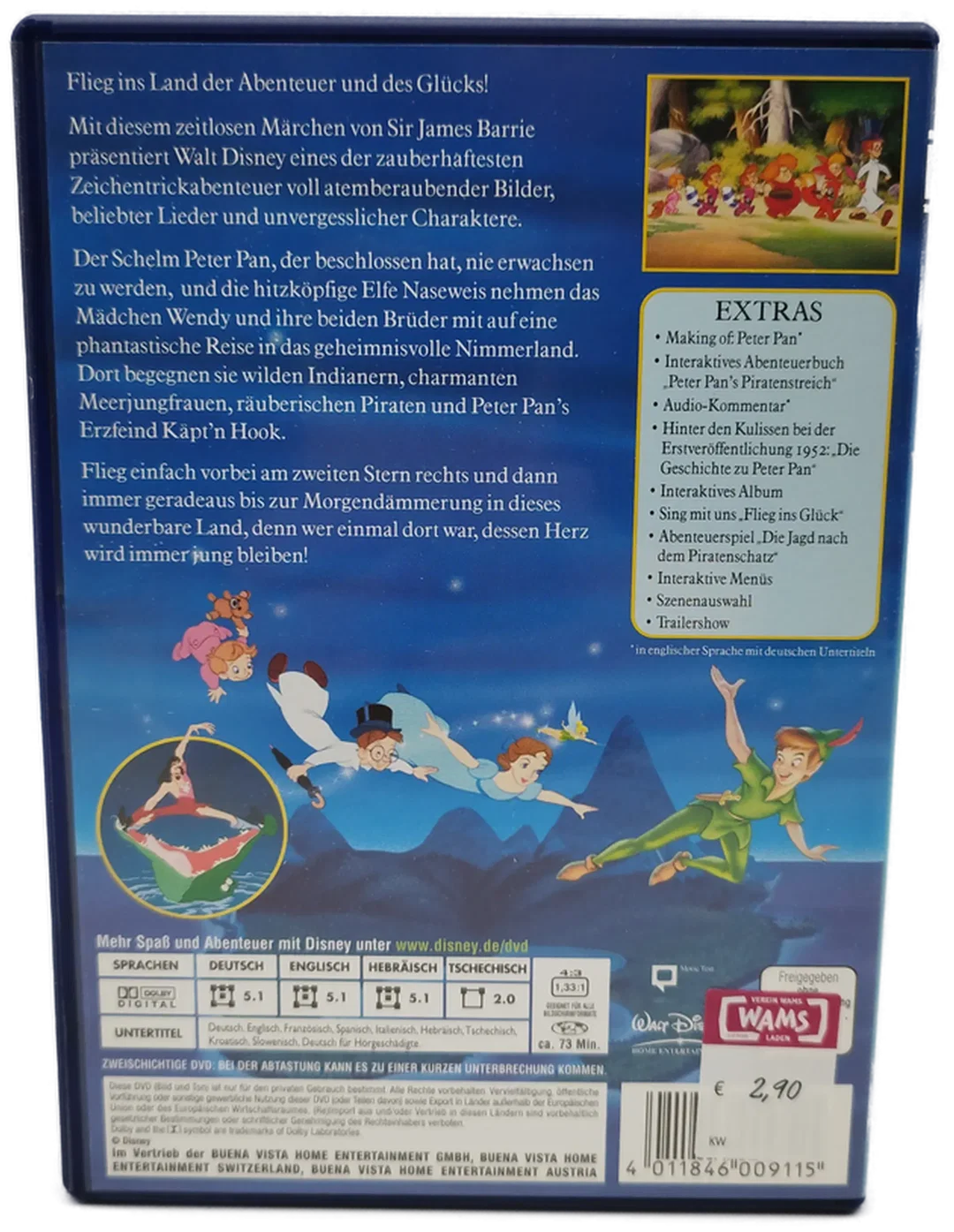 Walt Disney, Peter Pan - Special Collection / DVD – Bild 2