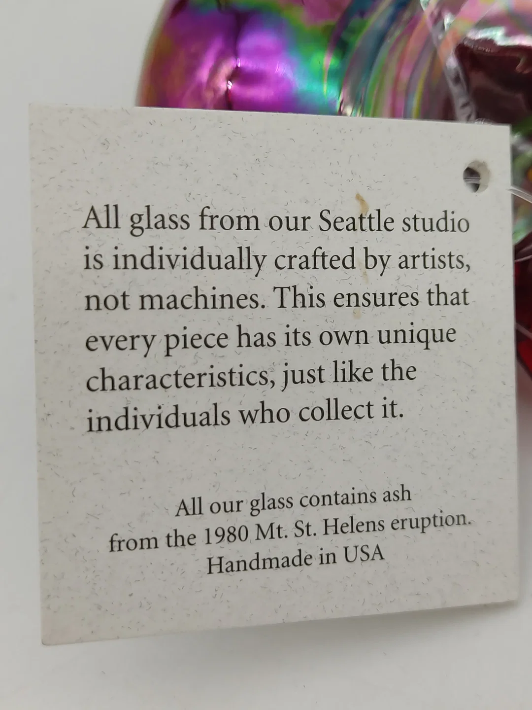 Designer Glas Herz (Glass Eye Studio) – Bild 5