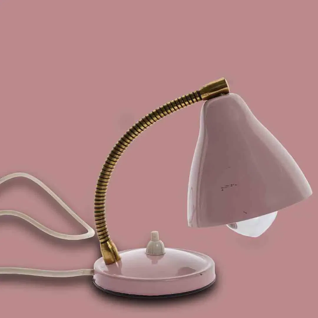 Licht Vintage Schwanenhals Schreib- Nachttischlampe -die kleine Schwester vom LUXO Jr. - Bild 1