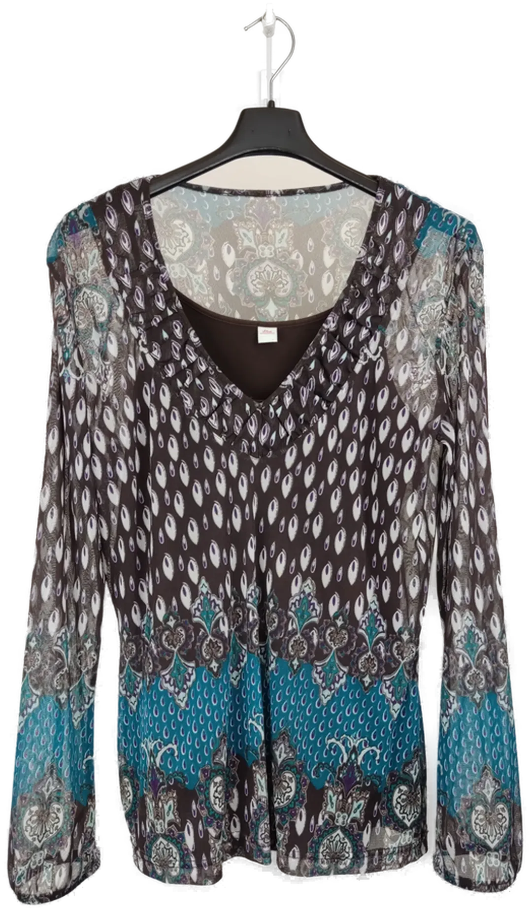 s.Oliver Damen Bluse mehrfarbig Gr. 40 - Bild 4