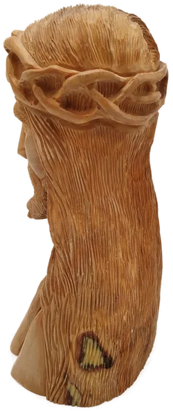 Jesus Büste aus Holz - handgeschnitzt - Bild 2