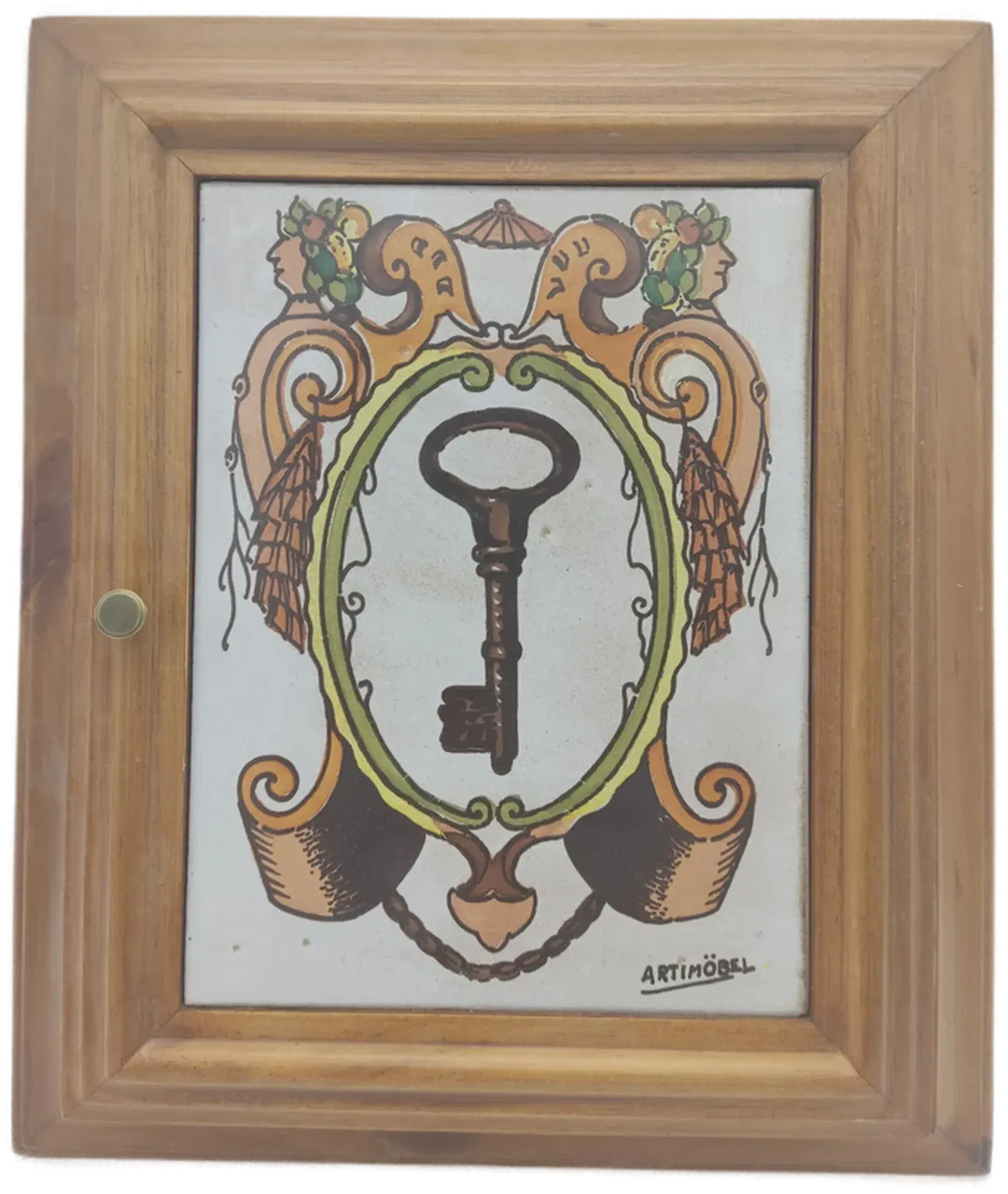 Artimöbel Schlüsselkasten braun Höhe: 33 cm, Breite: 28 cm, - Bild 4