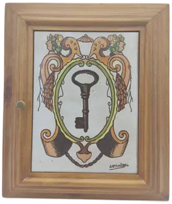 Artimöbel Schlüsselkasten braun Höhe: 33 cm, Breite: 28 cm, - Bild 1