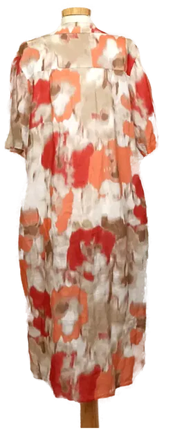 Kyra Midi-Hemdblusenkleid gemustert Gr. 42 - Bild 2