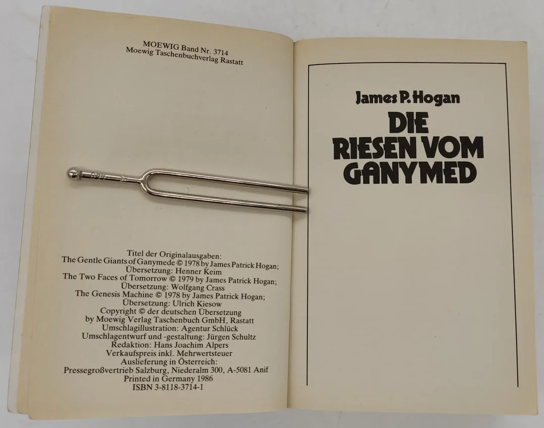Buch Moewig Science Fiction Highlights 8 James P. Hogan x 3 - drei Romane der Kategorie "Hard Science" – Bild 5
