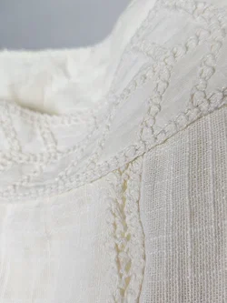 Damen Midi-Rock mit Spitze, cremegelb - Gr. M / 38 – Vorschau 4