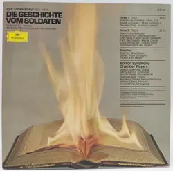 Vinyl LP - Igor Strawinsky - Die Geschichte vom Soldaten, Deutsche Übersetzung  - Bild 2