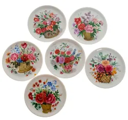 Seltmann Weiden Mini-Teller Blumenkorb, 6er-Set, Ø ca. 9,5 cm - Bild 1