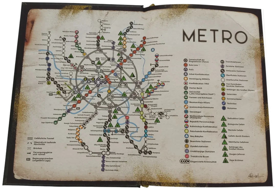 GLUKHOVSKY "Metro  Die Trilogie" Gebundene Ausgabe  – Bild 4