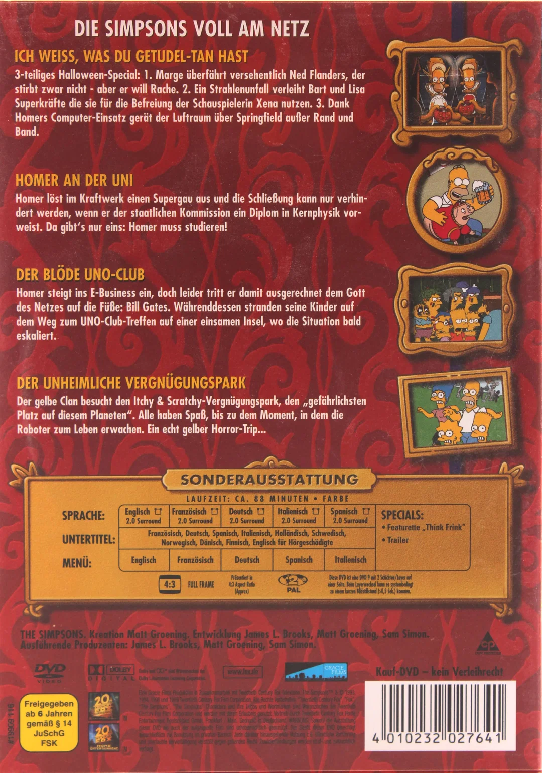 DVD "Die Simpsons Classics – DieSimpsons.com" – Bild 2