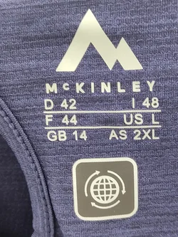 McKINLEY Damen Outdoor T-Shirt XL Bedruckt | Sportlich Elegant - Bild 6
