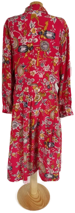 Silk City Damen-Kostüm rot geblümt - XL/42 - Bild 2