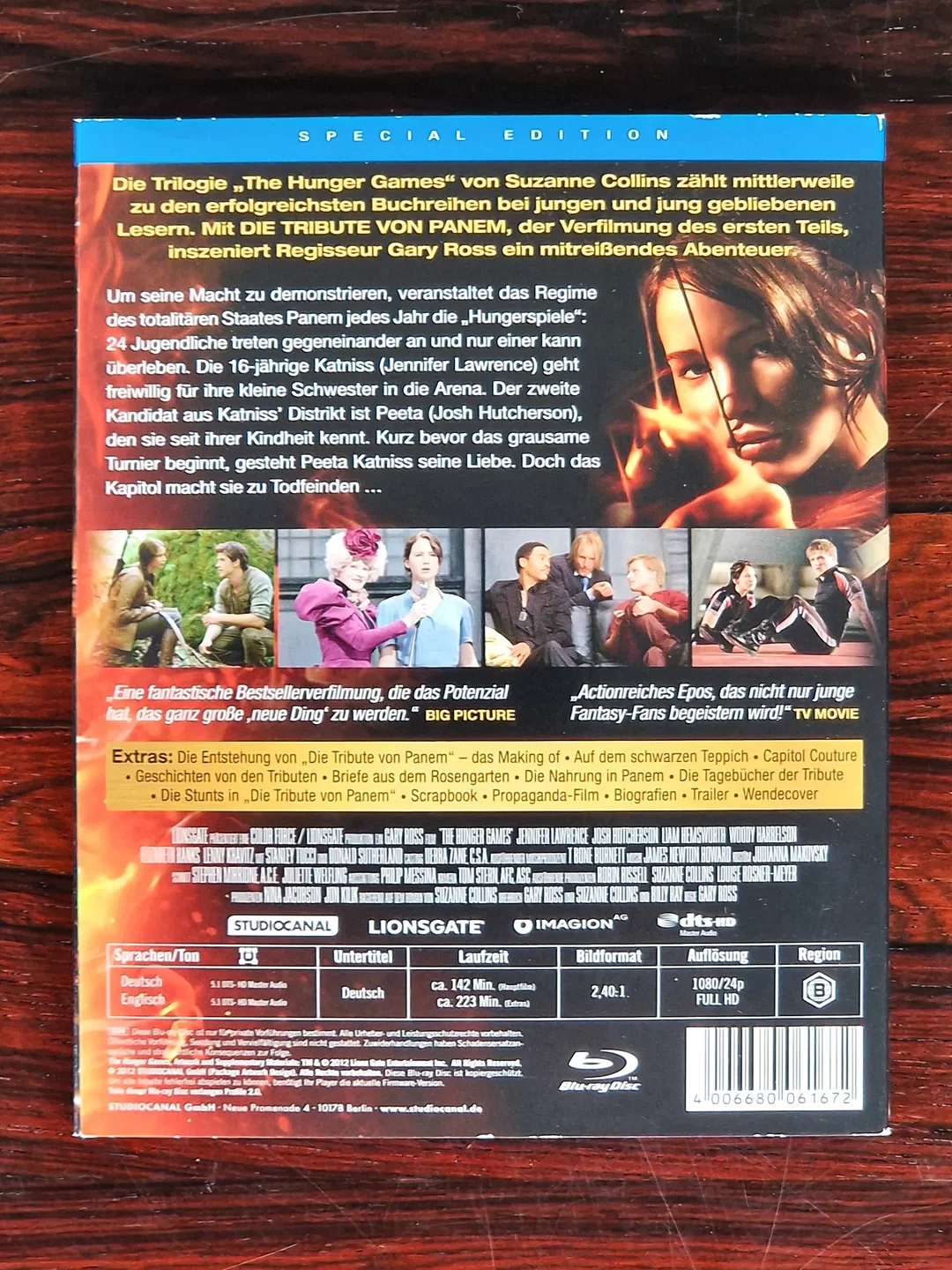 The Hunger Games - Die Tribute von Panem - Film - Blu-ray - Special Edition im Schuber – Bild 2