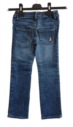 UNITED COLORS OF BENETTON Mädchen Jeans, blau - Größe XXS (100cm) – Vorschau 2