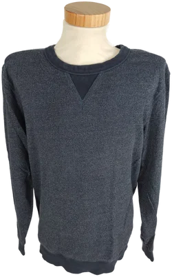 Pullover "Selected/Homme", langarm mit Rundhalsausschnitt, blau, Größe M
