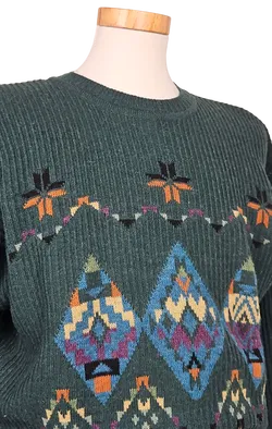 JOCKEY Vintage Herren Pullover, grün - Gr. M  - Bild 4