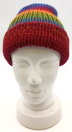Handgestrickte Wendemütze – Vorschau 2