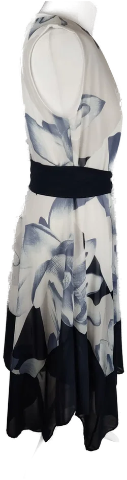 Damen Midikleid Bodyflirt Geblümt Gr. 38 | Einmaliges Sommerstück - Bild 2