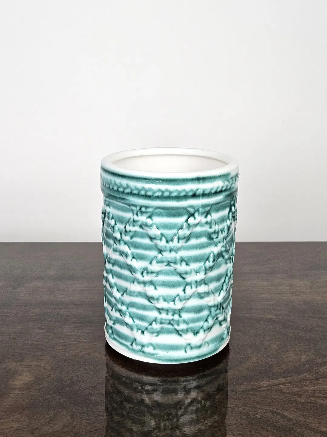 Gmundner Keramik Vase - Geflammt - Höhe 14 cm - Bild 1