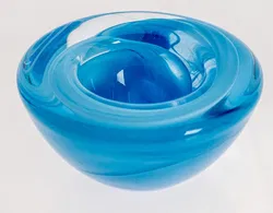 Kosta Boda Glas Schale „Atoll“ by Anna Ehrner Schweden - Bild 3