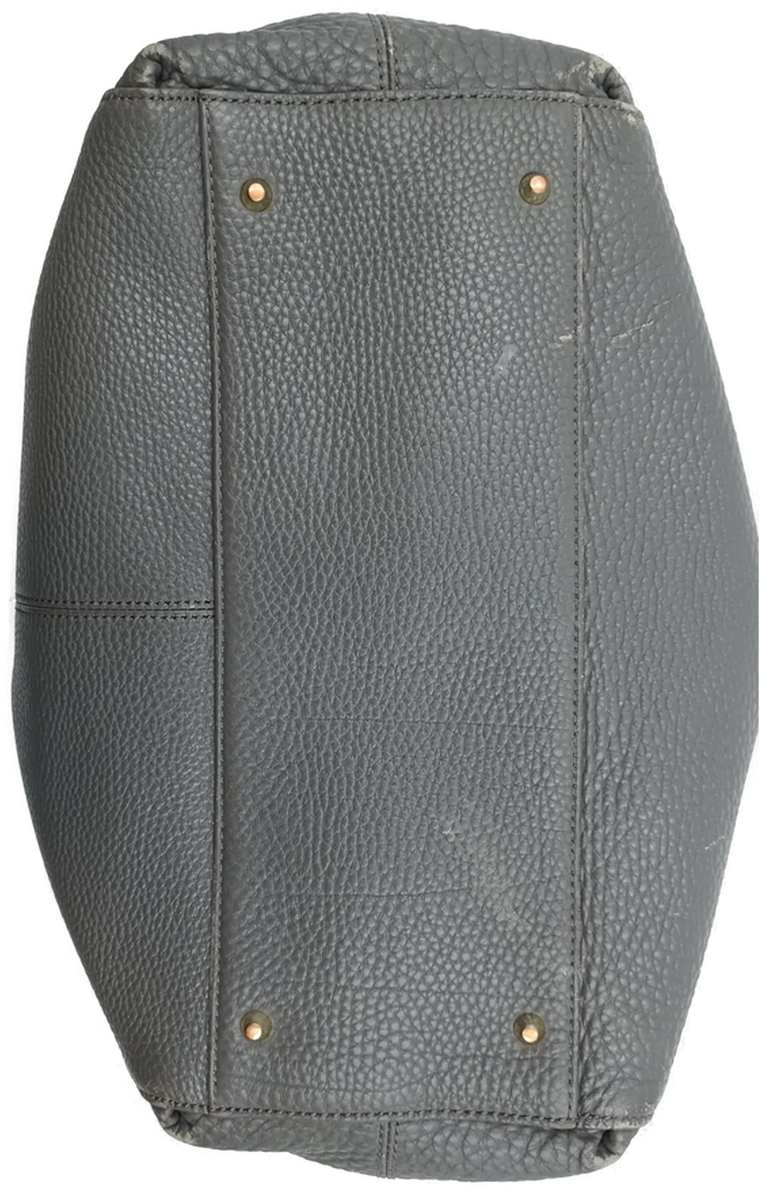 DKNY Damenhandtasche aus genarbtem Leder in Grau – Bild 7