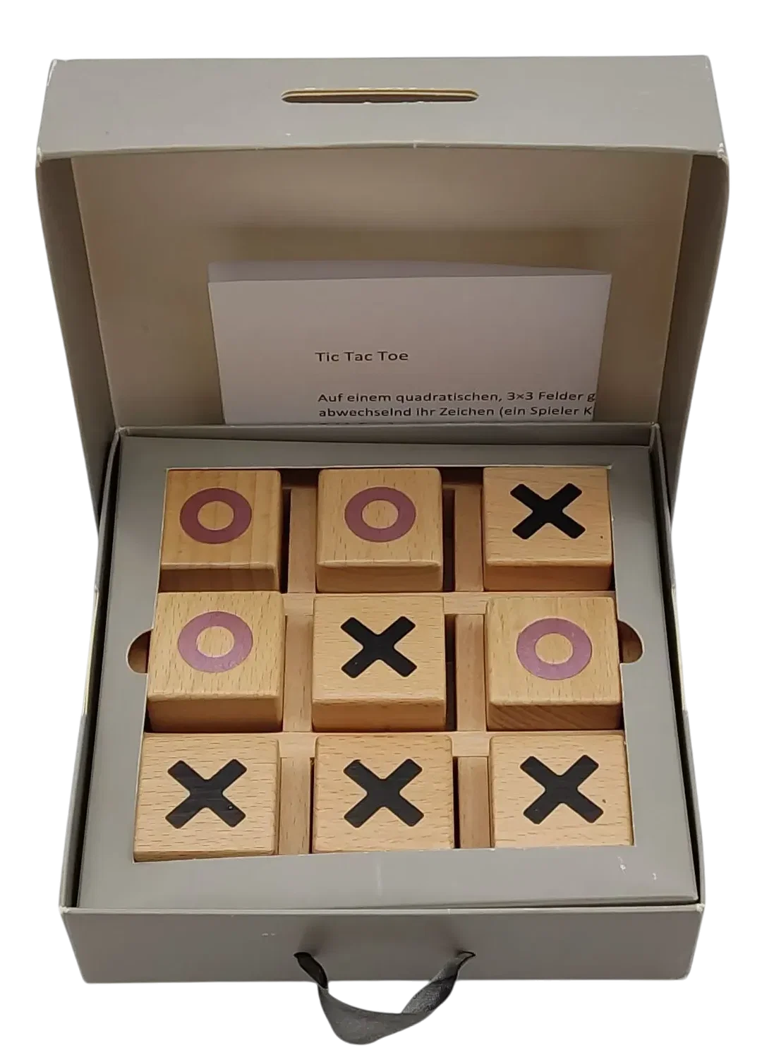 Tic Tac Toe Holzspiel - Tschibo – Bild 2