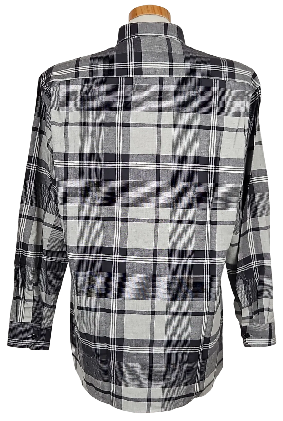 LUIGI Vintage Herren Hemd, grau - Gr. M  – Bild 3
