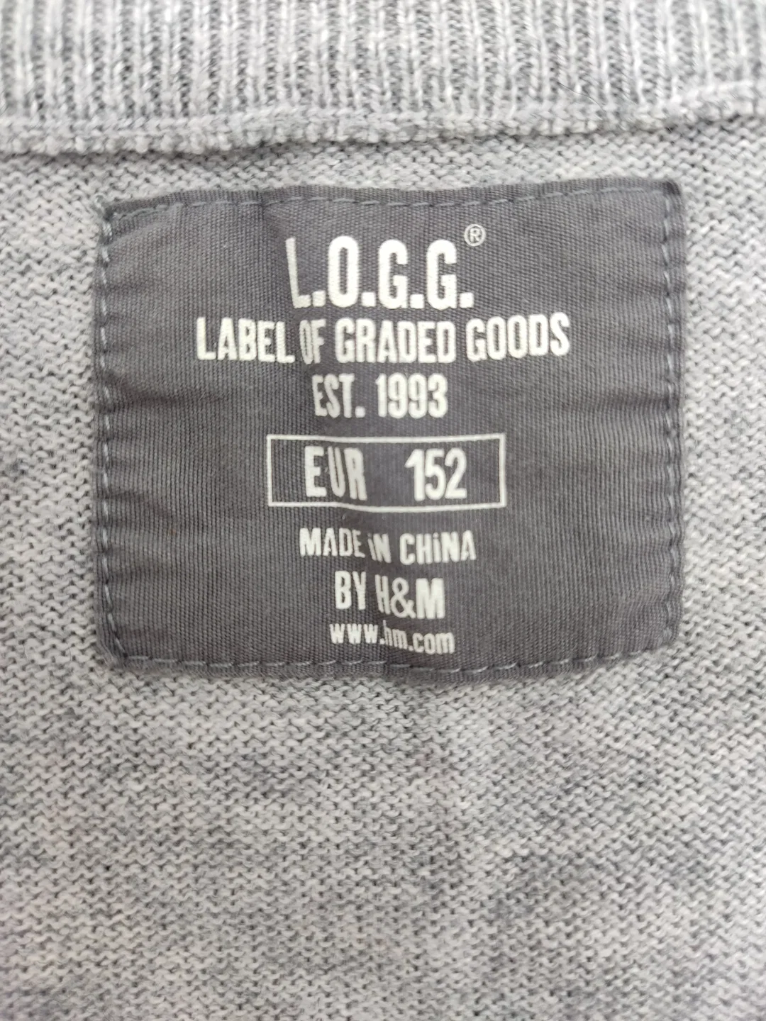 H&M Kinder Pullover grau Gr.152 – Bild 5
