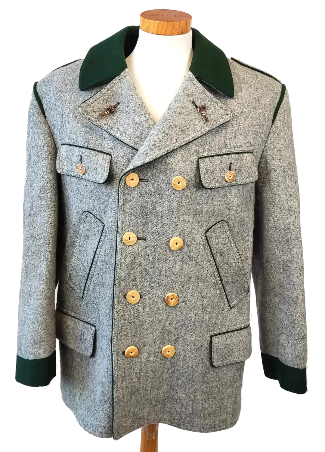 Original Schladminger Herren-Janker, grau - Gr. 24 - Bild 4